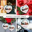 2025 Funny Christmas Ornaments Polar Bear for Kids, Cute Polar Bear Gifts for Women Men Coworkers Neighbors, Funny Gifts for Friends, Ceramic Ornament for Christmas Tree Decorations