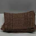 OIAHOMY Christmas Tree Collar, Wicker Holiday Tree Skirt & Stand Base Cover,Paper Rope Christmas Decor, Natural-27 inch (X-Large)