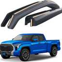Goodyear Shatterproof in-Channel Window Deflectors for Toyota Tundra 2022-2025 Double Cab, Rain Guards, Window Visors for Cars, Vent Deflector, Car Accessories, 4 pcs - GY007864