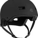 Retrospec Retrospec Dakota Bike Helmet - Skateboard Helmet Premium Protection Multi-Sport Bike, BMX, Skating, Scooter, and Skate Helmet (Large, Matte Black)