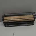 8 Bottle Capacity Coffee Syrup Organizer 2 Tier Coffee Syrup Stand Shelf for Coffee Bar Kitchen Small Wine Rack for Bar Family Storage for Syrup Wine Dressing