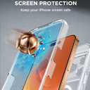 Miracase for iPhone 17 Pro Max Case 6.9" Full-Body Phone Case with Built-in Glass Screen Protector& Full Camera Protector,[Magnetic with MagSafe] Drop Proof 17 ProMax Cover, Clear
