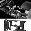 YINGTUU for Honda Accord 10th Gen 2018 2019 2020 2021 2022 Accessories Interior Stickers Gear Shift Panel Cover Decals Carbon Fiber 3PCS(Gas Version)
