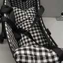 SlowTon Console Dog Car Seat - Portable Dogs Armrest Booster Seat for Small Dog, Anti-Collapse Pet Car Seat with Soft Cushion Safety Belt, Support Pet Up to 11lbs (Black)