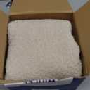 MIULEE 22x22 Inch Decorative Euro Sham Pillow Covers for Couch Bed Set of 2 Textured Boucle Neutral Throw Pillow Covers Natural Beige Ivory Accent Solid Pillowcase Sofa Living Room Home Decor