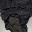 Tempt Me Women One Piece Swimsuit High Neck Plunge Ruched Tummy Control Bathing Suit (X-Large, Black New 2)