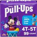Pull-Ups Boys' Potty Training Pants, Size 4T-5T Training Underwear (38-50 lbs), 99 Count (3 Packs of 33)