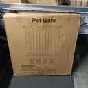 Extra Wide Dog Gate for Doorways 62.6-72 in, Walk Through Long Baby Gates for Large Openings, No Drill Child Safety Gate for Pets Kids Toddler, Doggy Barrier Indoor Metal, 30" Tall White