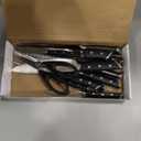 Livtek Knife Set with Block - Kitchen Knife Set German High-Carbon Stainless Steel with Built-in Sharpener - Full Tang, Triple-Rivet Ergonomic Handle - Holiday Gift Idea - 15-Piece, Falcon Series.