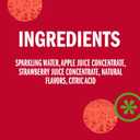 IZZE Sparkling Water Juice Beverage Blend, Strawberry, No Sugar Added, 8.4 FL OZ, 24 Cans