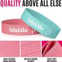 Fabric Resistance Bands for Working Out - Booty Bands for Legs -Glutes Training for Women and Men - Exercise Bands for Squats, Yoga, Physical Therapy -Home Gym Fitness
