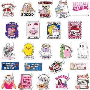 Skyygemm 50 Pcs Funny Magnetic Bookmarks, Cute Magnet Bookmarks Bulk for Women Men Work Adults Travel School Office Supplies Gifts, 50 Styles