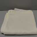 Your Chair Covers Cloth Polyester Napkins, 20 x 20 Inch, Washable Dinner Fabric Linen Napkins with Hemmed Edges for Restaurant, Wedding and Holiday Pack of 10 (Ivory)