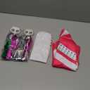 Girls Cheerleader Costume Outfit Halloween Cheer Uniform Dress Up with Accessories L