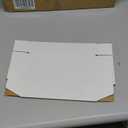 HORLIMER 9x6x2 inches Shipping Boxes Set of 50, White Corrugated Cardboard Box Literature Mailer