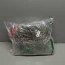 8 Pcs Small Christmas Norfolk Wreaths 15 Inch Christmas Kitchen Cabinet Mini Wreath Real Touch with Bow Ribbon Cedar Red Berry for Xmas Front Door Window Chair Fireplace Table Pillar Farmhouse Decor