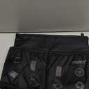 riemot Luggage Travel Cup Tablet Holder - Hold Ipad Books Passports Tickets Water Bottles - Fits Roll on Suitcase Handles - Gifts for Flight Attendants Travelers Accessories Black