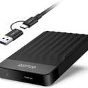 Portable External Hard Drive 1TB Storage Expansion HDD USB 3.0 USB-C for PC, Mac, Desktop, Laptop, Phone, PS4, PS5, PlayStation, Xbox One, Xbox 360, Xbox Series X/S, Android, Office & Game (Black)