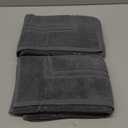 Tens Towels Pack of 2 Bath Mats 100% Cotton, 20 x 32 Inches, Super Absorbent, Hotel Quality Premium Floor Towels, Luxurious, Soft & Quick Dry, Not a Bathroom Rug, Dark Grey