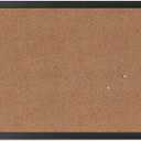 U Brands Cork Bulletin Board, 17" x 23", Black Wood Frame
