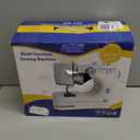 Sewing Machine for Beginners,Portable Sewing Machine with 12 Built-in Stitches,2 Speed(High-Low Speeds),2 Power Supply Method (blue white)