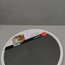 Copco 18-Inch Lazy Susan Turntable Organizer, Non-Skid Pantry or Cabinet Spinner for Spices, Condiments, and Bottles, Durable White/ Gray Design