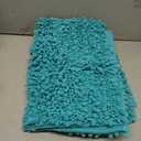 Yimobra Bathroom Rugs Non Slip Washable 32x20 Inch - Ultra Soft Absorbent Chenille Bath Mat, Quick Dry Shaggy Floor Carpet for Tub Shower, Lake Blue Home Decor Accessories