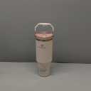 STANLEY IceFlow 2.0 Flip Straw Tumbler with Handle 40 oz | Twist On Lid and Flip Up Straw | Leak Resistant Water Bottle | Insulated Stainless Steel | BPA-Free | Rose Quartz