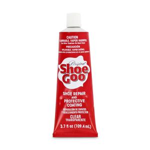 SOF SOLE Original Shoe Goo - 3.7 fl oz Tube - Clear Shoe Glue - Repairs Soles, Heels, Patches Small Holes - Bonds on Contact, Dries Within 24 Hrs, Waterproof - Works on Leather, Rubber, Vinyl, Canvas (1 Pack)