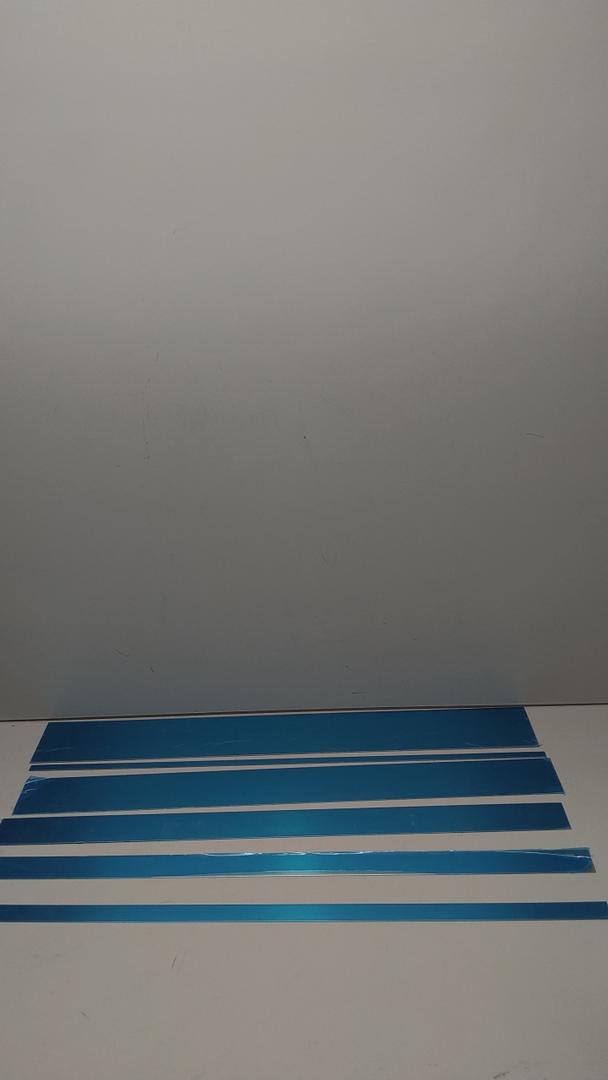 Metal Plates 6 PCs 4in, 3in, 2in, 1,5in, 1in, 0,5in Silver