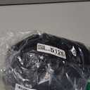 Albassa Arch Backdrop Cover 2-Sided Spandex Wedding Arch Covers Fitted Round Top Chiara Backdrop Stand Cover for Baby Shower Birthday Party Wedding Decoration (Black, 6.6FT)