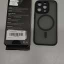 TOCOL for iPhone 16 Pro Case, Full Camera Protection, Compatible with Magsafe, Drop Protection, Translucent Magnetic Matte Phone Case for iPhone 16 Pro 6.3 inch (Black)