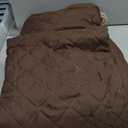 U-NICE HOME Reversible Sofa Cover Couch Cover for Dogs with Elastic Straps Water Repellent Furniture Protector for Pets Couch Cover for 3 Cushion Couch (Sofa, Coffee/Beige)