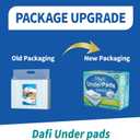 DAFI Disposable Bed Pads Extra Large 36”x 36”(40 Count) Adult Incontinence Underpads, Effective Odor Control Pee Pads, Chucks Pads, Super Absorbent Protection for Elderly, Adults, Baby