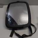 Munchkin Baby Car Mirror for Rear Facing Car Seats, Pivot 360 Baby in-Sight Adjustable Auto Mirror, Black (11.25x8 Inch (Pack of 1))