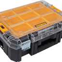 DEWALT TSTAK Tool Organizer, Small Parts Tool Box with Removable Compartments (DWST17805)