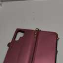 Defencase for Samsung Galaxy S25 Ultra Magnetic Wallet Case Compatible with Magsafe with RFID Blocking Zipper & Card Holder Women, PU Leather Detachable Phone Case for Galaxy S25 Ultra 6.9", Wine Red