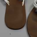 Volcom Women's Forever and Ever Flip Flop Sandal (7, White - New)