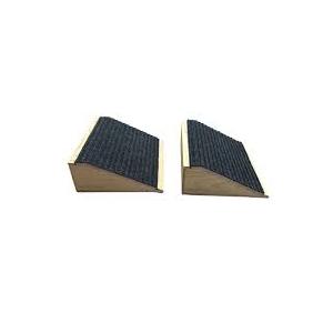 Dog Ramps for Stairs, Wooden Pet Ramp Stairs for Small Medium Large Dogs, Non-Slip Dog Pet Steps for Any Staircase, Stair Ramp for Injured Dogs with Anti-Slip Strip, 2 Pack