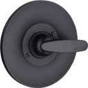 Shower Faucet Handle Trim Kit for Delta Tub and Shower Faucets, Shower Replacement Kit Compatible with Delta Shower Trim Kit, Single-Handle Valve Tub Shower Trim Kit (Matte Black)