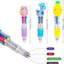 60-Pack Easter Multicolor Pen in One - Cute Easter Pens for Kids, 4-in-1 Ballpoint Pens, Perfect Easter Gifts & Party Favors, Classroom Prizes & School Supplies