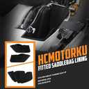 Motorcycle Fitted Saddlebag Lining Compartment Liners Fit for Harley Touring CVO Street Glide FLHX Road Glide FLTRX ST FLTRXSTSE FLTRXSE 2024 2025