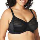 Elomi Cate Full Coverage Bra: Comfort, Support, & Elegance. Dd+ Bras (36H, Poseidon)