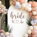 Bride to Be Sign Decal for Balloon Arch Backdrop - Bride to Be Decal Sticker Banner for Bridal Shower Engagement Bachelorette Party Decorations