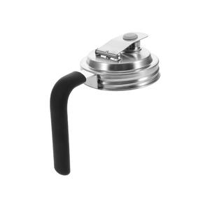 LABRIMP Airtight Stainless Steel Jar Lid Handle Leakproof Cap for Wide Mouth Jars Food-grade Seal Cover for Fresh Beverages and Easy Pouring Compatible Canning and Storage