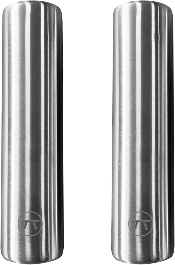 Outset Stainless Steel Cylinder Ice Packs, Set of 2 Metal Lunch Box Coolers, Set of 2 Cylindrical Travel Packs