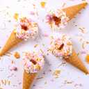 Pink Sprinkles Set, Sujoygar Edible Valentines Cake Sprinkles, Fancy Pink Gold White Sprinkles Mix for Cake Decorating Cupcakes Toppers Baking Cookies Ice Cream Dounts Wedding Decoration (7.04 Oz) (Single)