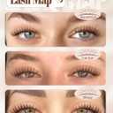 Brown Lash Clusters Kit 8-12MM Natural Cluster Eyelash Extensions Kit Wispy Cluster Lashes Dark Brown Individual Lashes C Curve Eyelash Clusters Short 144Pcs Pestaas Postizas Marrn