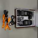Radioddity FS-T1 FRS Two-Way Radio Long Range License-Free Walkie Talkies NOAA, 22 Channels 154 Privacy Codes with Earpiece, USB Charging, 2 Pack