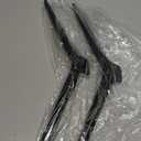 Dinghosen TV Stand Legs for TCL Roku TV, 65" Modern Black Metal, 1 Set, Supports Up to 200 lbs